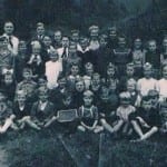 Altes Schulfoto Herr Böhnig 1948a